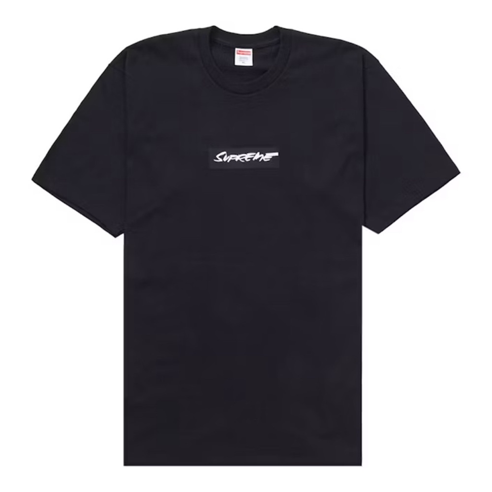 SUPREME Futura Black Box Logo Tee Shirt w/ back graphic